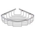[BACB306] Traditional Deep Corner Basket - Chrome - Cutout