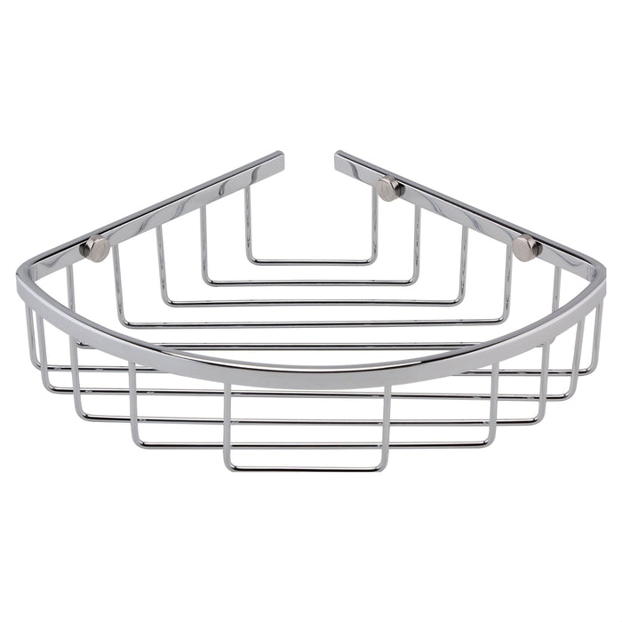 [BACB306] Traditional Deep Corner Basket - Chrome - Cutout