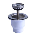 [BLFW313M] Traditional Mini Basket Strainer Waste, 85mm Diameter - Chrome - Cutout