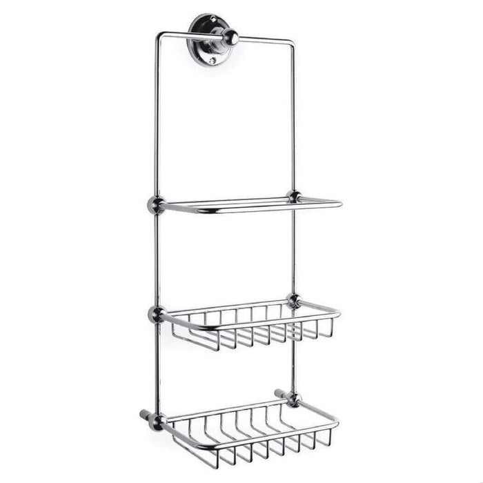 [BAHA316] Traditional Shower Tidy - Chrome - Cutout