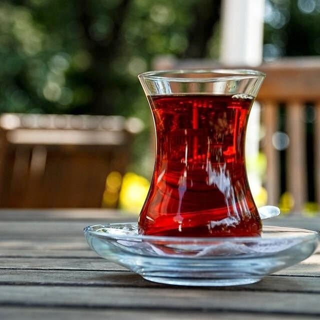 Traditional Turkish Tea Glass - Single Piece