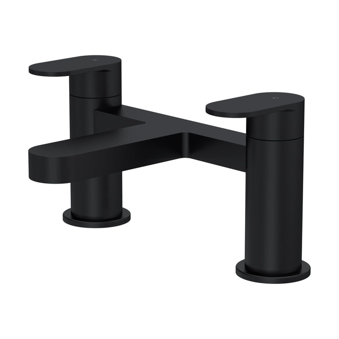 [BTA403] Tresscott Contemporary Round Deck Mounted Bath Filler Tap, Choice of Colour - Cutout