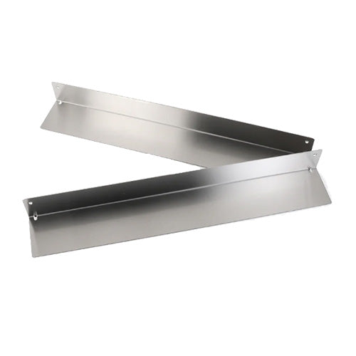 True 880865 - Pair of Universal Tray Slides - Stainless Steel