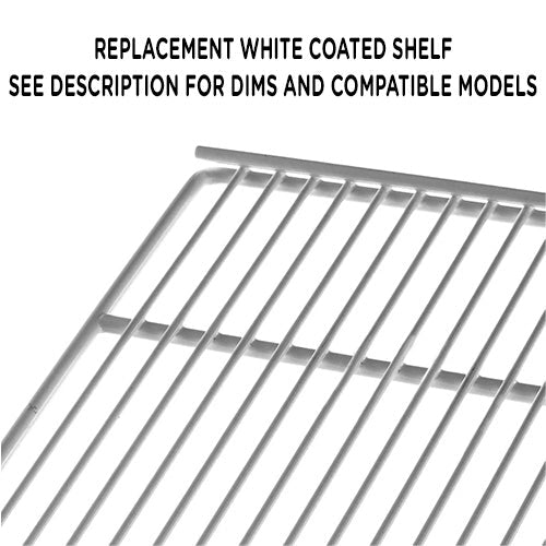 True 976410 - Wire Shelf with Clips - White Coated PVC