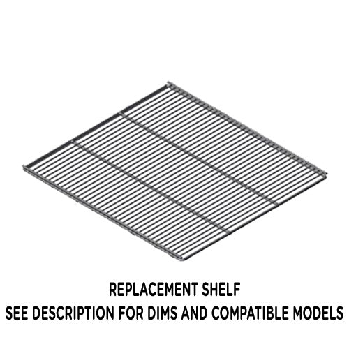 True 974363 - Wire Shelf with Clips - Gray Coated PVC