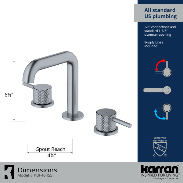 KBF464SS Dimensions