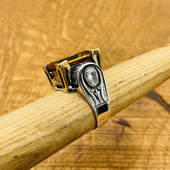 Turkish Handmade Sterling Silver Zultanite Ring - Magical Color-Changing Gemstone for Women