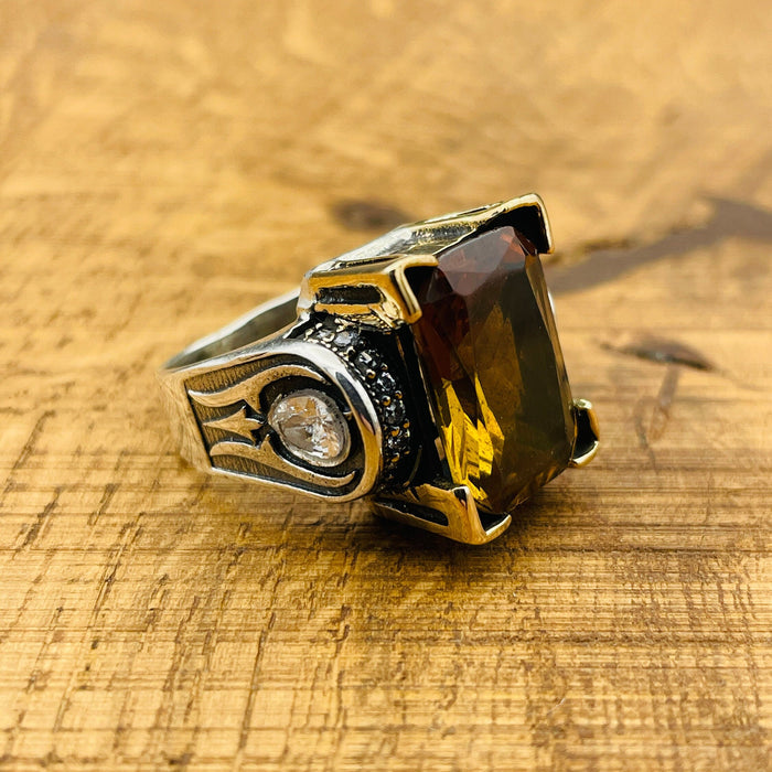 Turkish Handmade Sterling Silver Zultanite Ring - Magical Color-Changing Gemstone for Women
