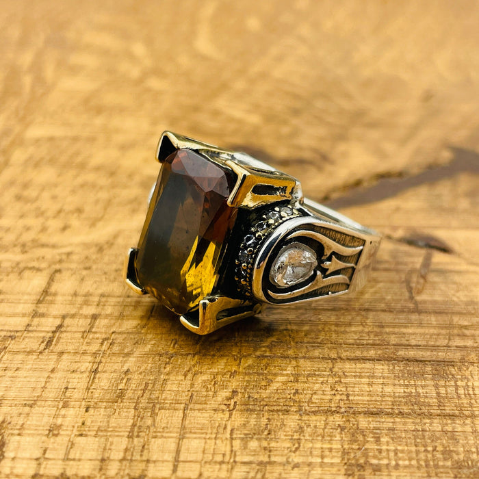 Turkish Handmade Sterling Silver Zultanite Ring - Magical Color-Changing Gemstone for Women