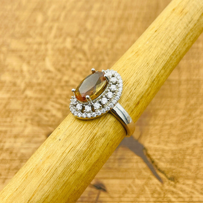 Turkish Handmade Zultanite Oval Ring | 925 Sterling Silver Women's Jewelry