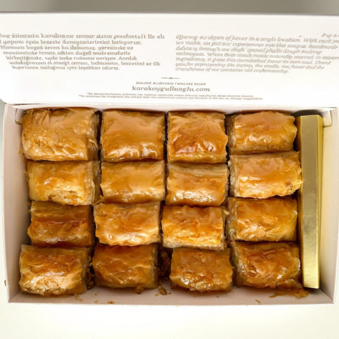 Karakoy Gulluoglu | Turkish Light Baklava with Pistachios (Low Glycemic Index) - TryAladdin