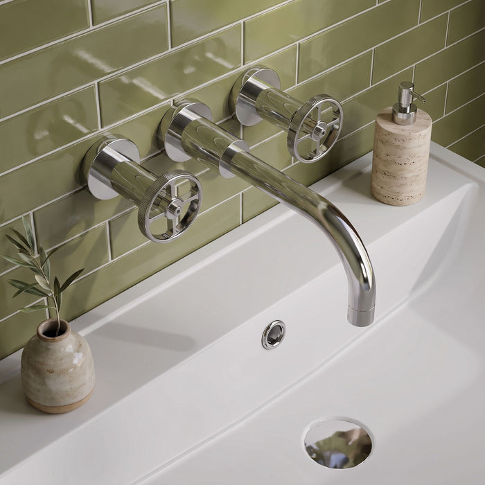 [BTIW317] Tyrley Wall Mounted Basin Tap - Choice of Colour
