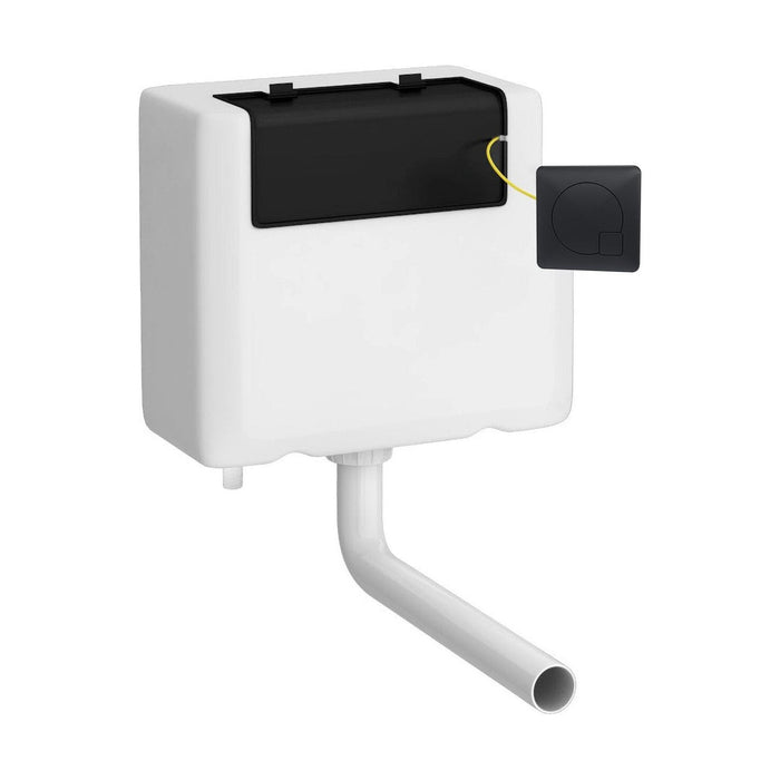 [BCC8M02B] Universal Water Saving Dual Flush Bottom Inlet with Square Push Button - Cutout