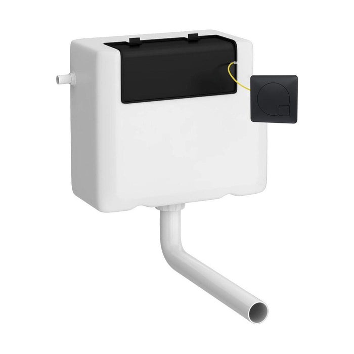 [BCC8M02] Universal Water Saving Dual Flush Side Inlet with Square Push Button - Cutout