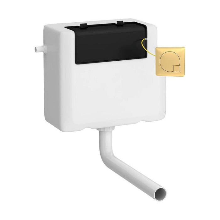 [BCC8M03] Universal Water Saving Dual Flush Side Inlet with Square Push Button - Cutout