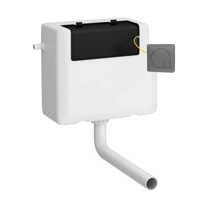 [BCC8M04] Universal Water Saving Dual Flush Side Inlet with Square Push Button - Cutout