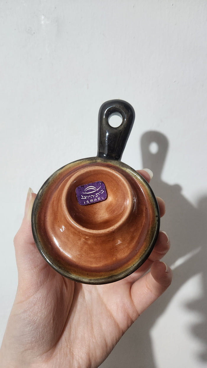 Vintage Beit Hayotzer Ceramic Egg Cup