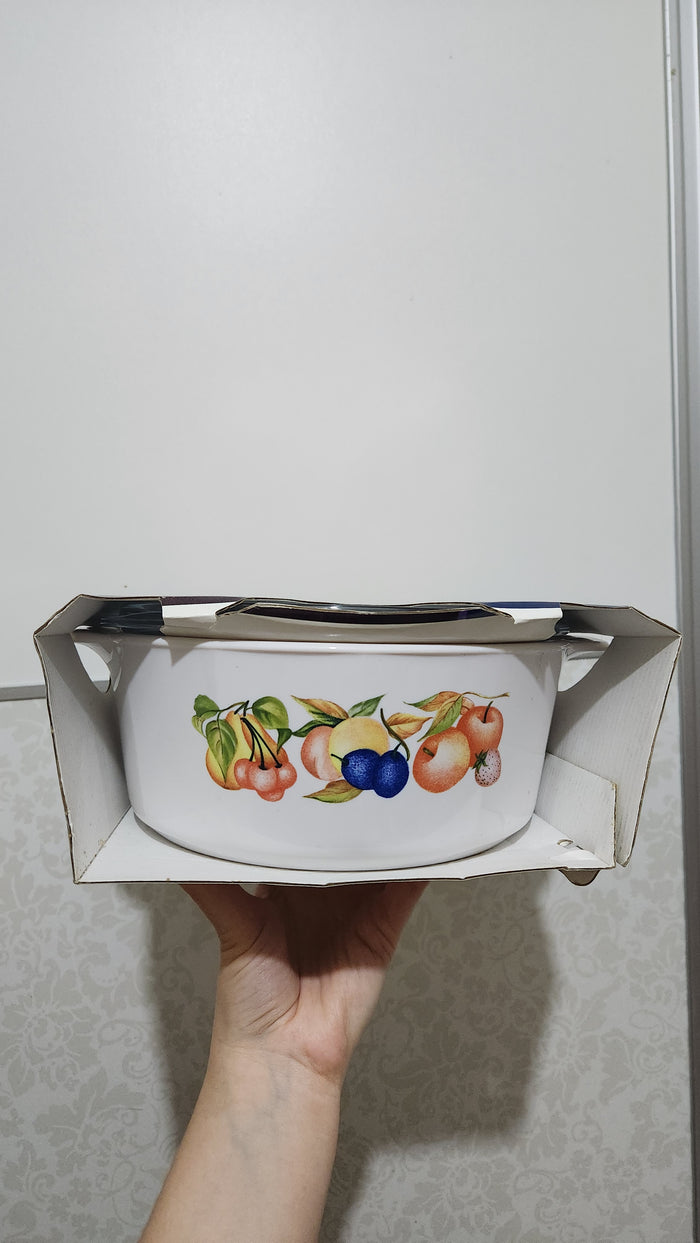 Vintage Corning Pyroflam Vitro Ceramic Casserole Dish
