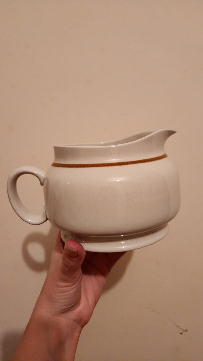 vintage gravy boat with a stand, "The Highland Florals Collection"