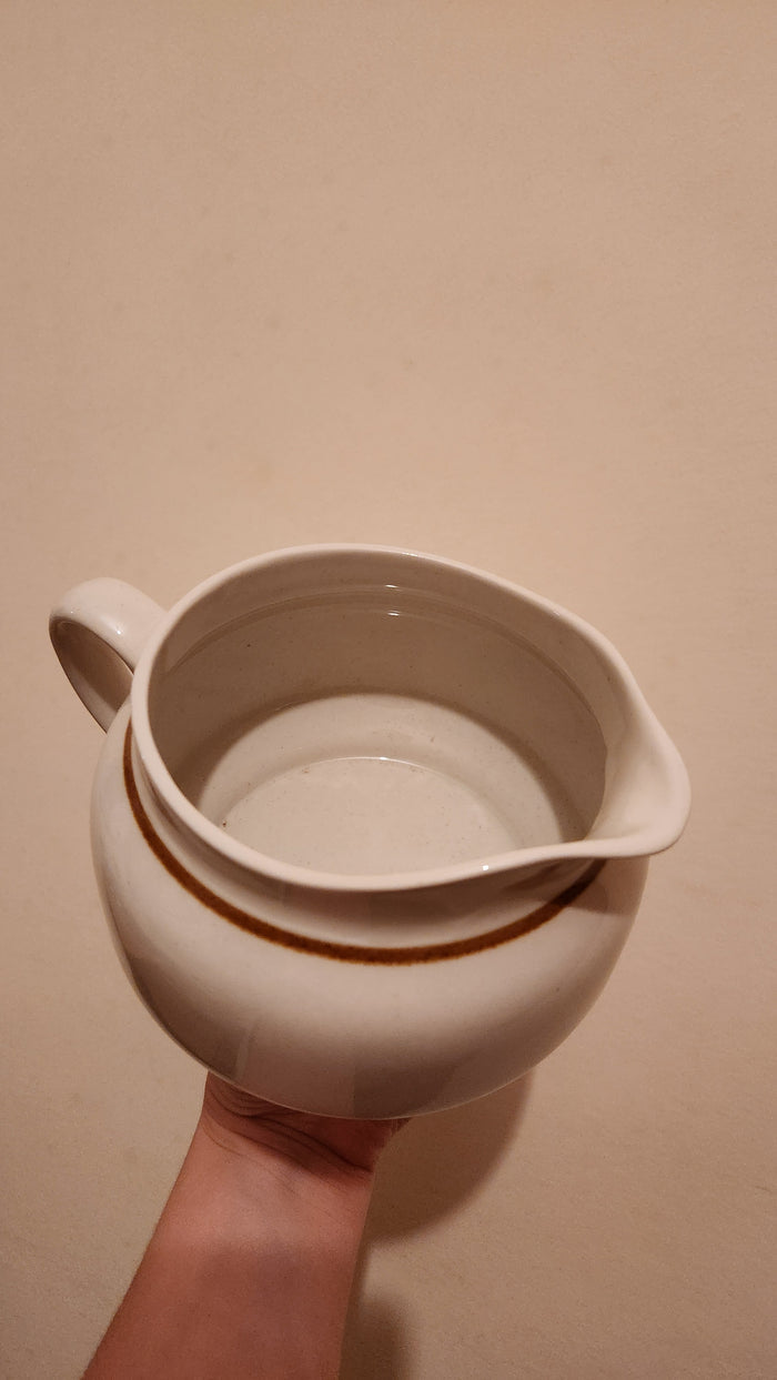 vintage gravy boat with a stand, "The Highland Florals Collection"