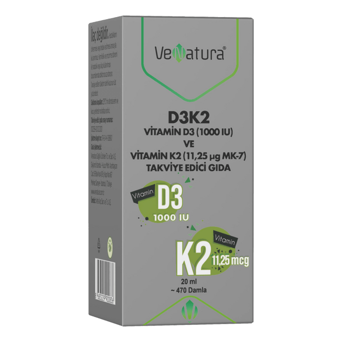 Vitamin D3 + K2 - Advanced Bone & Immunity Support Drops - TryAladdin