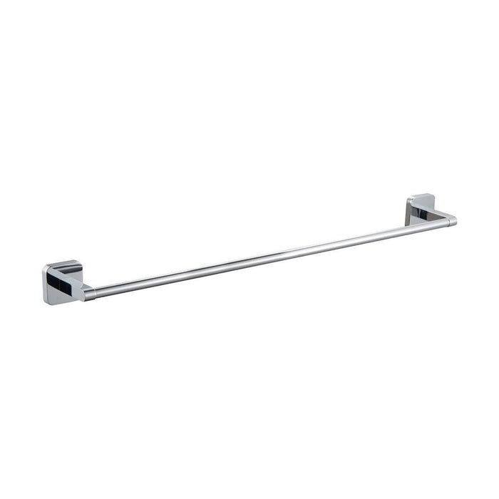 [BB101CR] Wall Mounted Single Round Bathroom Towel Bar, 600mm - Choice of Finish - Cutout