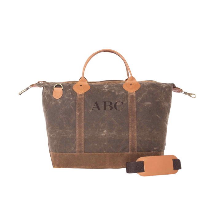 Waxed Weekender Bag, Custom