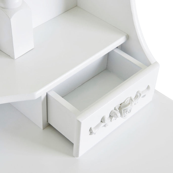 White Vanity Makeup Dressing Table Set - EK CHIC HOME