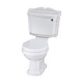 [BCLG003] Whitgreave Traditional Close Coupled Toilet and Seat - 885 x 715 x 715mm - Cutout