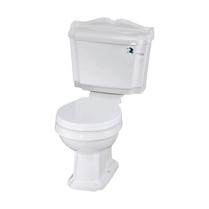 [BCLG003] Whitgreave Traditional Close Coupled Toilet and Seat - 885 x 715 x 715mm - Cutout