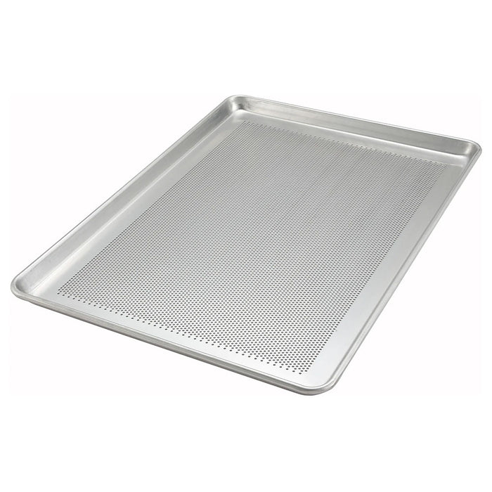 Winco ALXP-1826P - Sheet Bun Pan - Full-Size - Aluminum - Perforated
