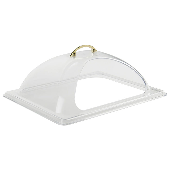Winco C-DPF2 - Clear Dome Cover - Half-Size - Side Cutout