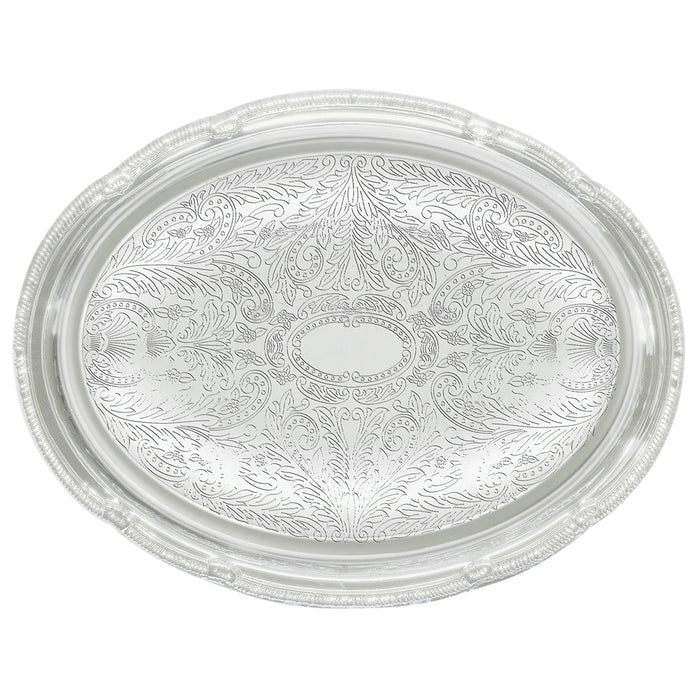 Winco CMT-1014 - Oval Serving Tray - 15" L x 10-3/4" W