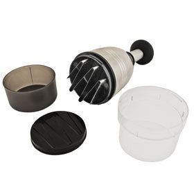 Winco FCS-3 - Hand Food Chopper - Stainless Steel
