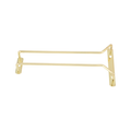 Winco GH-10 - 10" Deep Glass Hanger Rack - Brass Plated