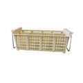 Winco PCB-8 - Cutlery Dishwasher Basket - 8 Compartment with Handle