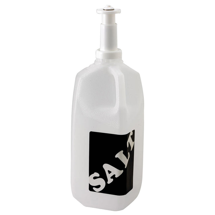 Winco PR-05S - Salt Shaker Refiller System - 2 Quart - Plastic Bottle