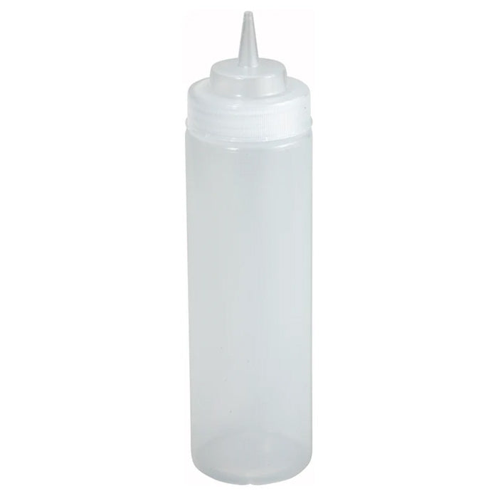 Winco PSW-16 - 16 Oz. Wide Mouth Squeeze Out Bottles