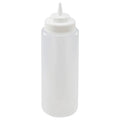 Winco PSW-32 - 32 Oz. Wide Mouth Squeeze Out Bottles