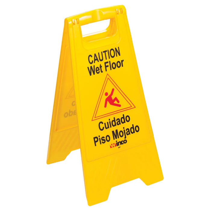 Winco WCS-25 - Wet Floor Caution Sign
