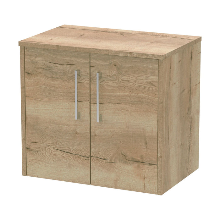 [BFPF1823W] Winshill Contemporary 2 Door Wall Hung Vanity Unit with Worktop - Choice of Colour - Cutout