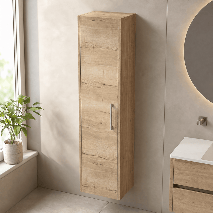 [BFPF1861] Winshill Wall Hung 1 Door Tall Cabinet, 350mm, Choice of Colour