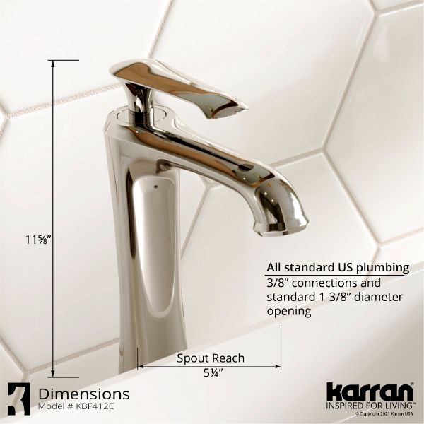 KBF412C Dimensions
