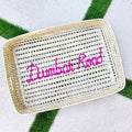 Woven Name Tray, Custom