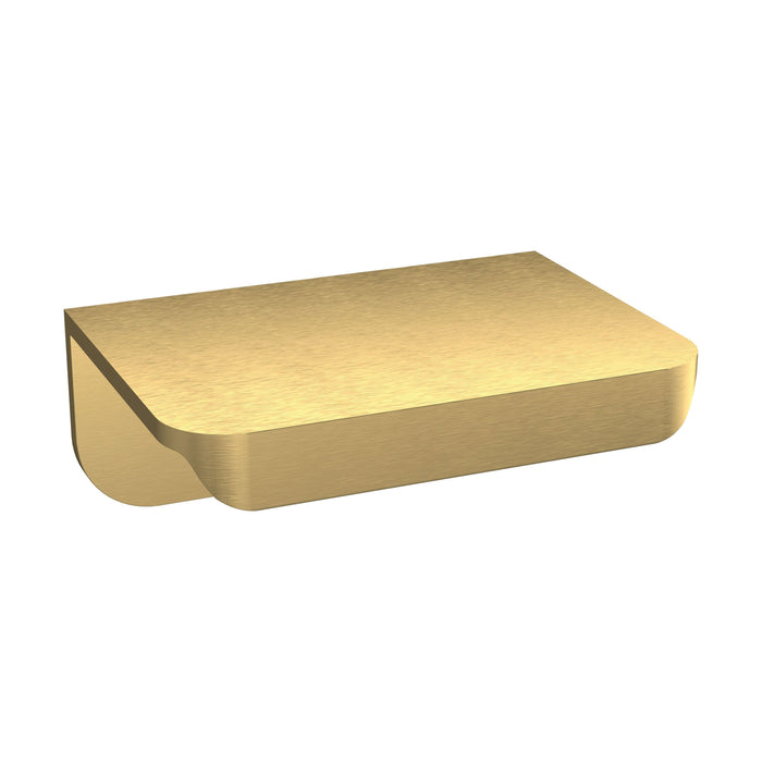 [BFHH194] Wrap Over Handle, 50mm (30mm Centres) - Brushed Brass - Cutout