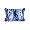 yari indigo lumbar pillow