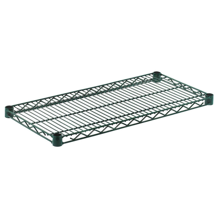 ZESCO J1430K - Wire Shelf - Green Epoxy - 14" Deep x 30" Long