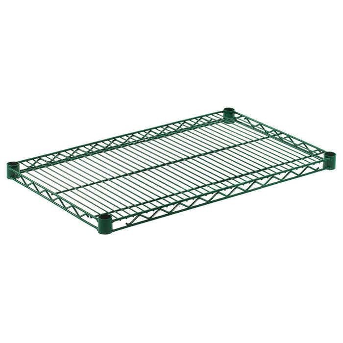 ZESCO J1830K - Wire Shelf - Green Epoxy - 18" Deep x 30" Long