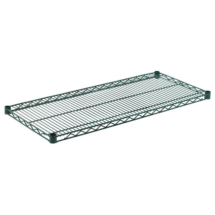 ZESCO J1842K - Wire Shelf - Green Epoxy - 18" Deep x 42" Long